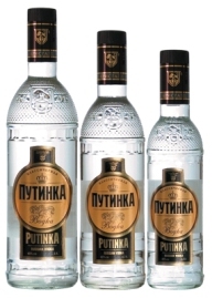 Pútinka - el vodka ruso más popular.