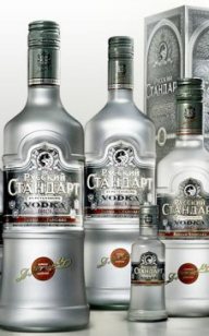 El Vodka ruso "Russki Standart"